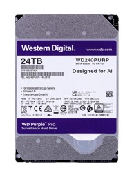 WESTERN DIGITAL Hard disk Purple Pro, 24 TB, 7200 RPM, 3.5", SATA III